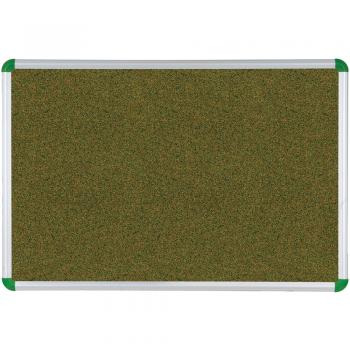Displayed is the large cork board for classroom or office in green.
