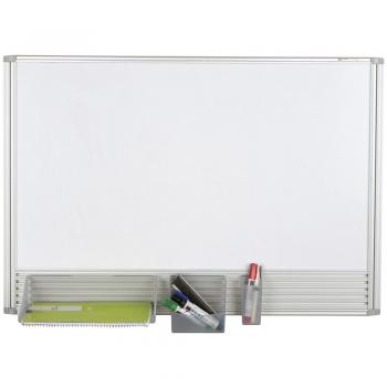 A small whiteboard with aluminum trim is displayed.