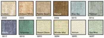 The bulletin board surface is available in a variety of colors on the bulletin whiteboard.