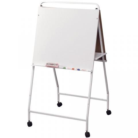 Rolling Double-Sided Easel Dry Erase Board