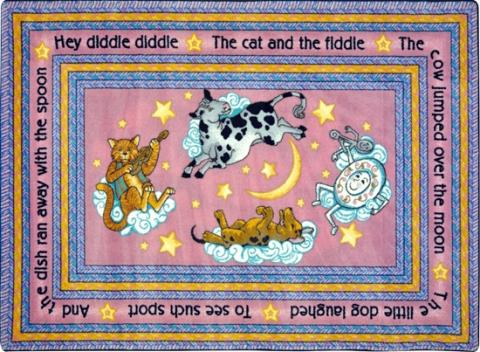 Kids Room Rugs on Hey Diddle Diddle