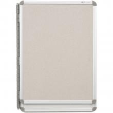 The front of the cubicle dry erase board is high pressure laminate.