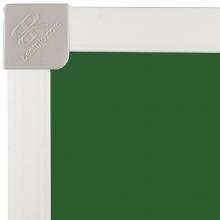 A green chalkboard wall-mounted with Aluminum Frame for a school.