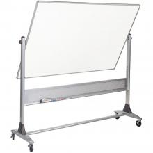 A large double sided dry erase board is displayed.