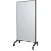 A whiteboard room divider is displayed with a white dry erase surface.