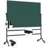 A rolling easel chalkboard for a classroom or school.