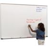 white markerboard with student
